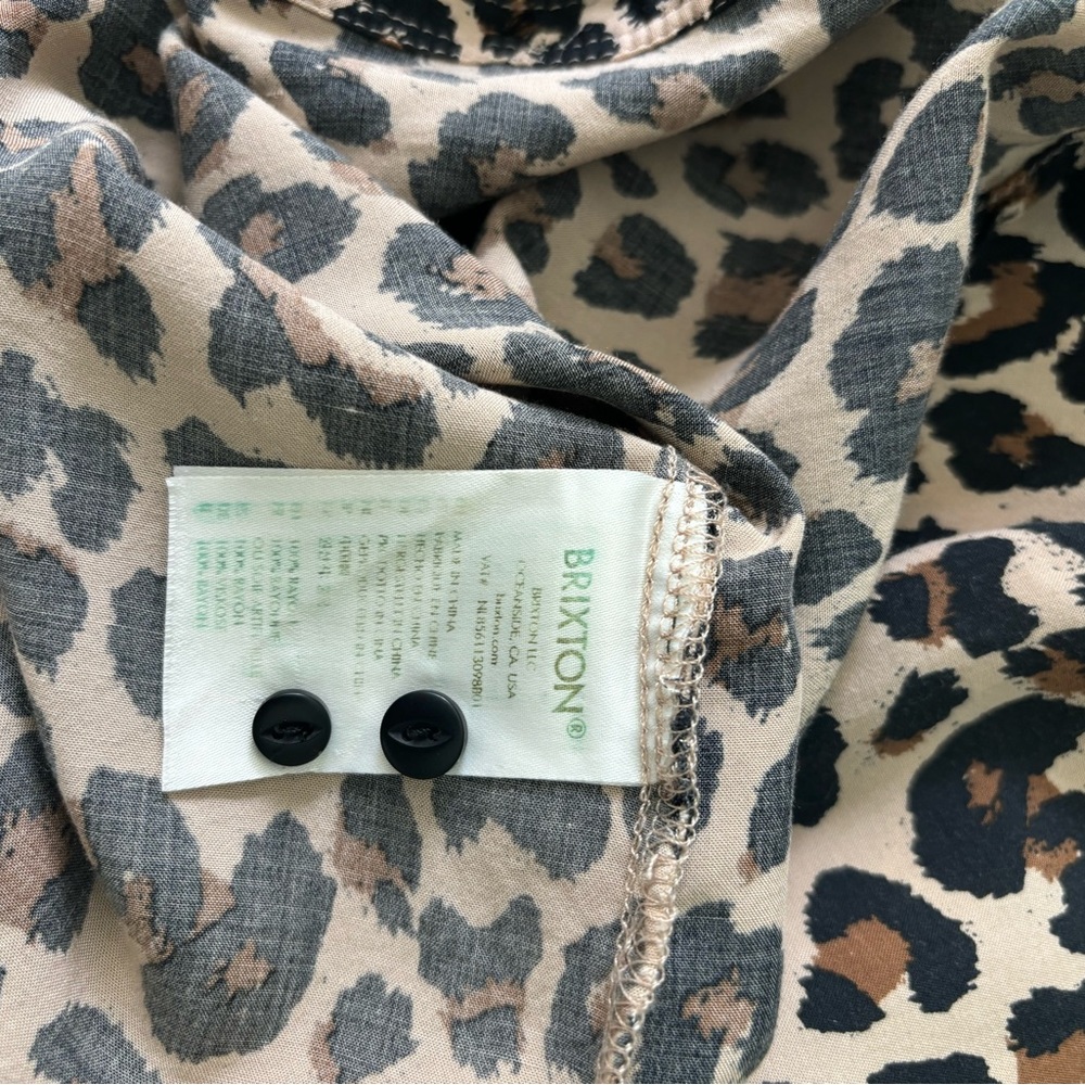 Brixton Leopard Print Button Down - image 5
